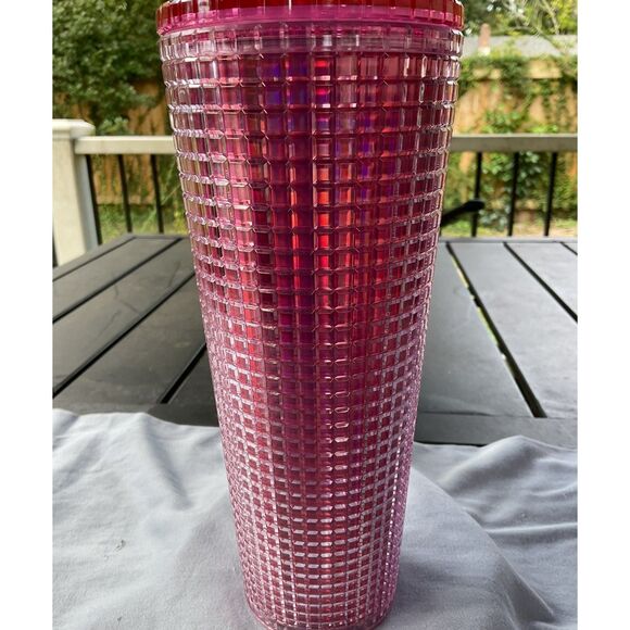 Starbucks Gradient Bubblegum Pink Silver Iridescent Tumbler - Picture 2 of 5